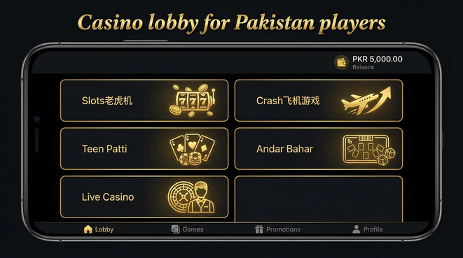 Lobby view of 9377WinGame for Pakistan users - 4